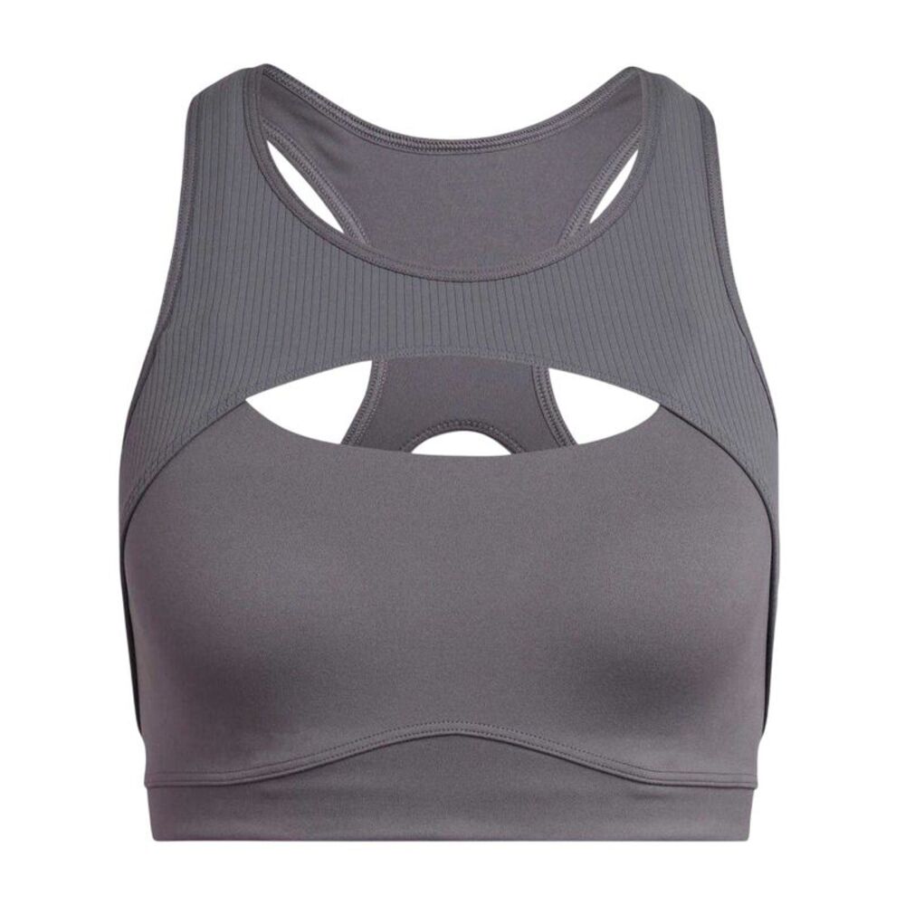 Adidas Womens/Ladies CoreFlow Studio Medium Support Sports Bra / Gray